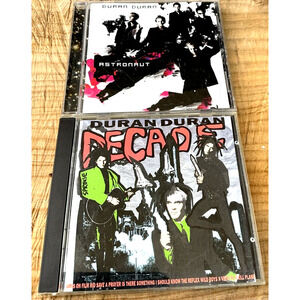 Duran Duran Decade Astronaut Lot of 2 Hungry Like The Wolf Rio Save a Prayer HTF